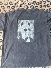 Japan Herren T-Shirt L Grau Kurzarm Rundhals ...