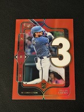 Dylan Crews 2025 Panini Select Baseball Numbers Red Prizm #6 /99 (RC)