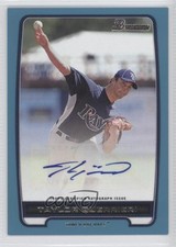 2012 Bowman Retail Prospect Auto Blue 230/500 Taylor Guerrieri #BPA-TG Auto 0f7