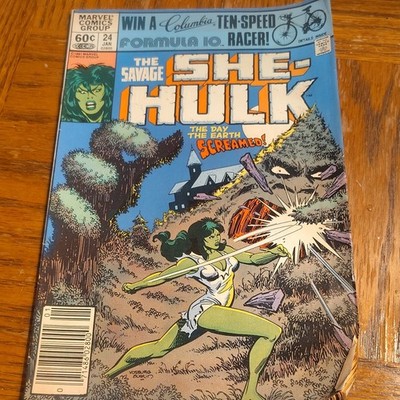 Marvel Comics The Savage She-Hulk #24 (1980) David A. Kraft ''Earth Screamed''