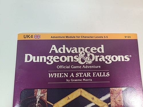 AD&D When A Star Falls UK4 Advanced Dungeons and Dragons Module TSR RPG - Imagen 2 de 14