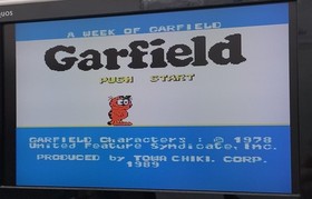 Famicom Software Model Garfield S Week Towa Chiki EwJ74
