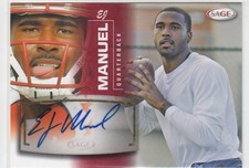 2013 EJ Manuel Sage ROOKIE AUTO On Card #30 - Florida State Seminoles RC. rookie card picture