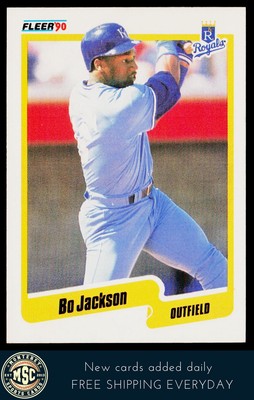 Bo Jackson 1990 Fleer #110 Kansas City Royals