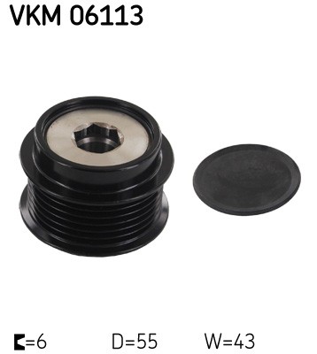 ALTERNATOR FREEWHEEL CLUTCH VKM 06113 FOR TOYOTA VERSO/VAN RAV/4/IV/III AURIS - Picture 2 of 6