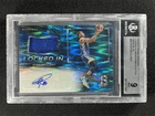 2016-17 Panini Spectra Stephen Curry Neon Blue Locked In Auto Patch /99 BGS 9/10