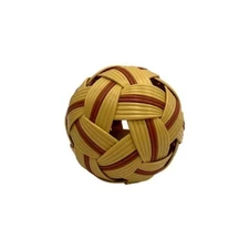 Thai Sepak Takraw Official Ball | Handwoven Rattan Ball for In/Outdoor
