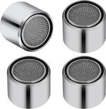 4 Pcs Bathroom Sink Filter Kitchen Faucet Aerator with Brass Shell Female Thread