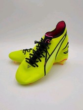 PUMA King Ultimate FG/AG Soccer Cleats Lime/Black/Pink US Men's Sze 7  E4-B8 