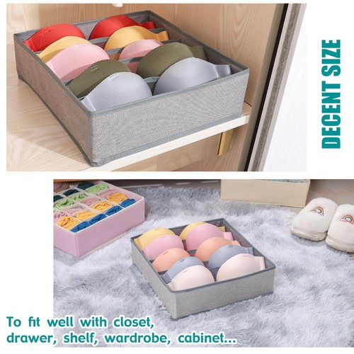 Bra Storage Drawers Organizer for Clothing Underwear Drawer Organizer Divider... - Afbeelding 4 van 6