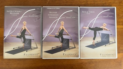 Fluidity Fitness Evolved Michelle Austin 3 DVDs Beginner Intermediate Advanced