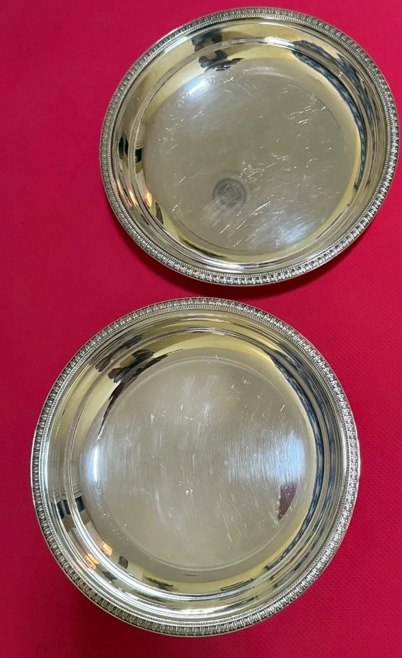 Christofle Malmaison trays- SET Of 2- VTG in very good condition ($2000 If New) - Image 4 of 4