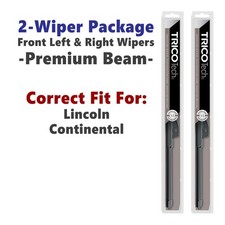 Wipers 2pk Beam Wiper Blades fits 1998+ Lincoln Continental 19240/200