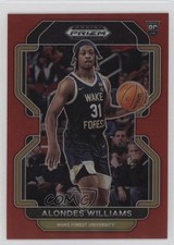 2022-23 Panini Prizm Draft Picks Red Prizm 272/299 Alondes Williams #97 ux1