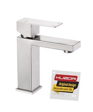 1PC 304 Stainless Steel Bathroom Faucets 5-Minute Brushed Nickel Short