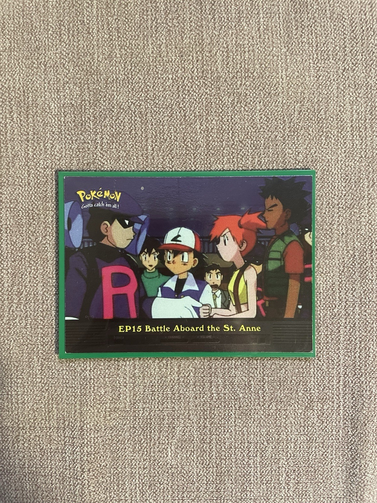 Topps Pokemon Episode Card - EP15 Battle Aboard The St. Anne Holo Foil