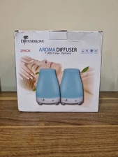 Two Pack DiffuserLove Aroma Diffuser 7 LED color Options