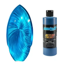 Createx Candy2o Caribe Blue 2oz Water Based Airbrush Paint for Custom Painting