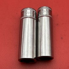 SNAP ON 2 Pc Metric Deep Socket Lot 1/4" Drive 6 PT - 11mm, 12mm