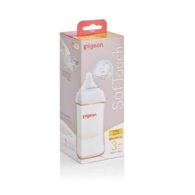 Pigeon Softouch Peristaltic Plus Wide Neck Bottle BPA & BPS Free PPSU 240ml