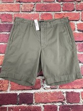 J Crew Stanton Shorts Mens Size 34 Green Chino Twill 9  Inseam NWT 65