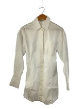 STELLAMcCARTNEY Shirt Dress 36 Cotton WHT 6A0299