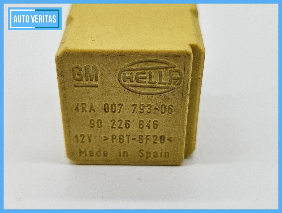 Relé de funcionamiento original para Opel Corsa C, Meriva A, Vectra C Signum, co - Imagen 4 de 4