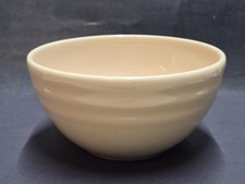 Vintage Pier 1 Ironstone New Essentials Butter 6" Ribbed Bowl Brazil