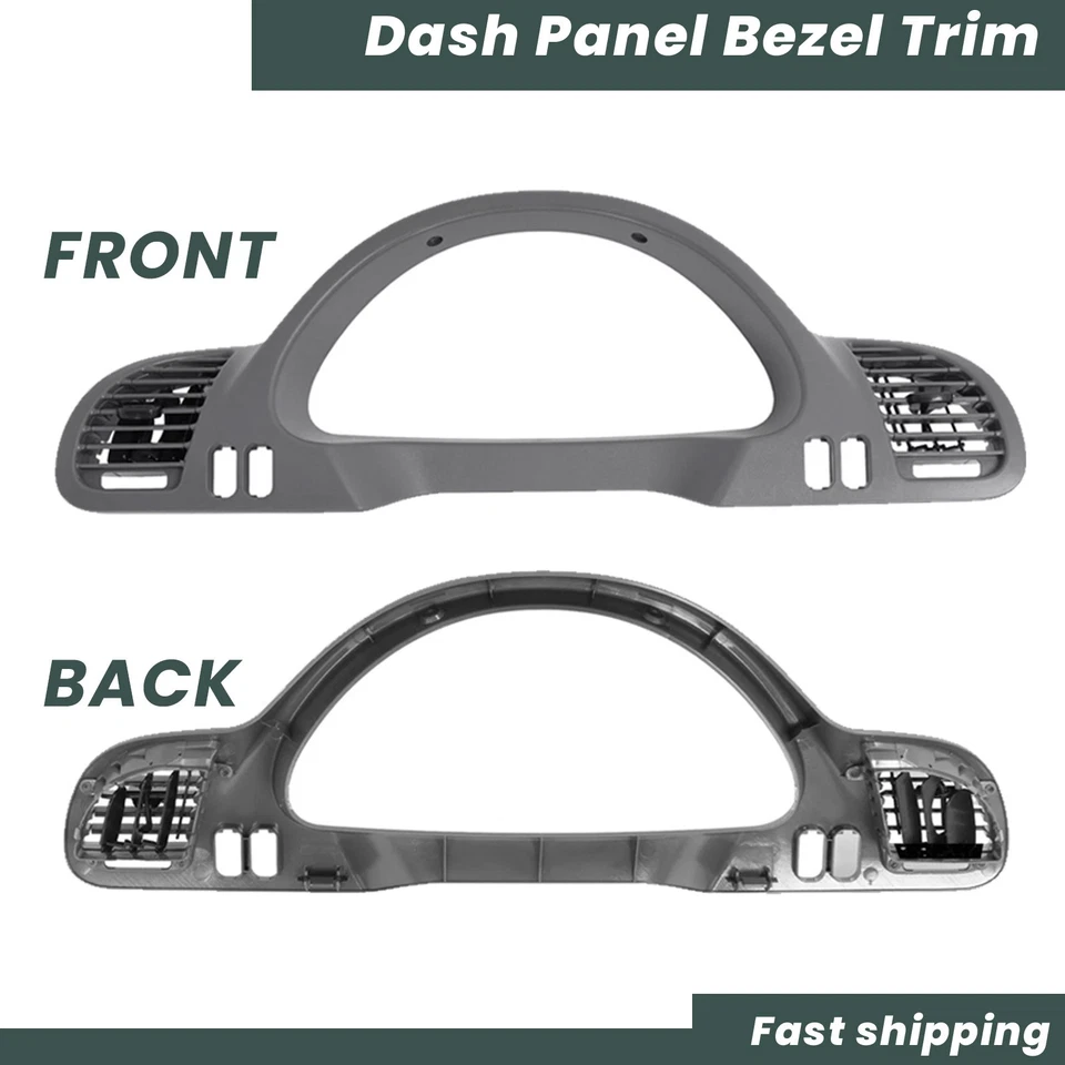 Cubierta del panel del bisel del tablero con ventilaciones de CA para Dodge Sprinter 2500 3500 2002-2006 Foto 4 de 4