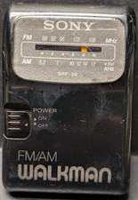 Vintage Walkman Sony SRF-39 FM/AM Radio Tested Working No Belt Clip