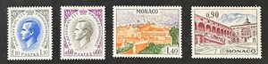 MONACO   789 - 792  Lovely  Mint   NEVER   Hinged  Set