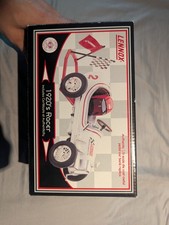 Lennox 1920's Racer Cast Metal Pedal Car Collectible Bank with Certificate