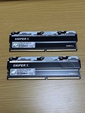 G.SKILL SNIPER X 16GB (2x8GB) DDR4 Desktop Memory Camouflage Design Used
