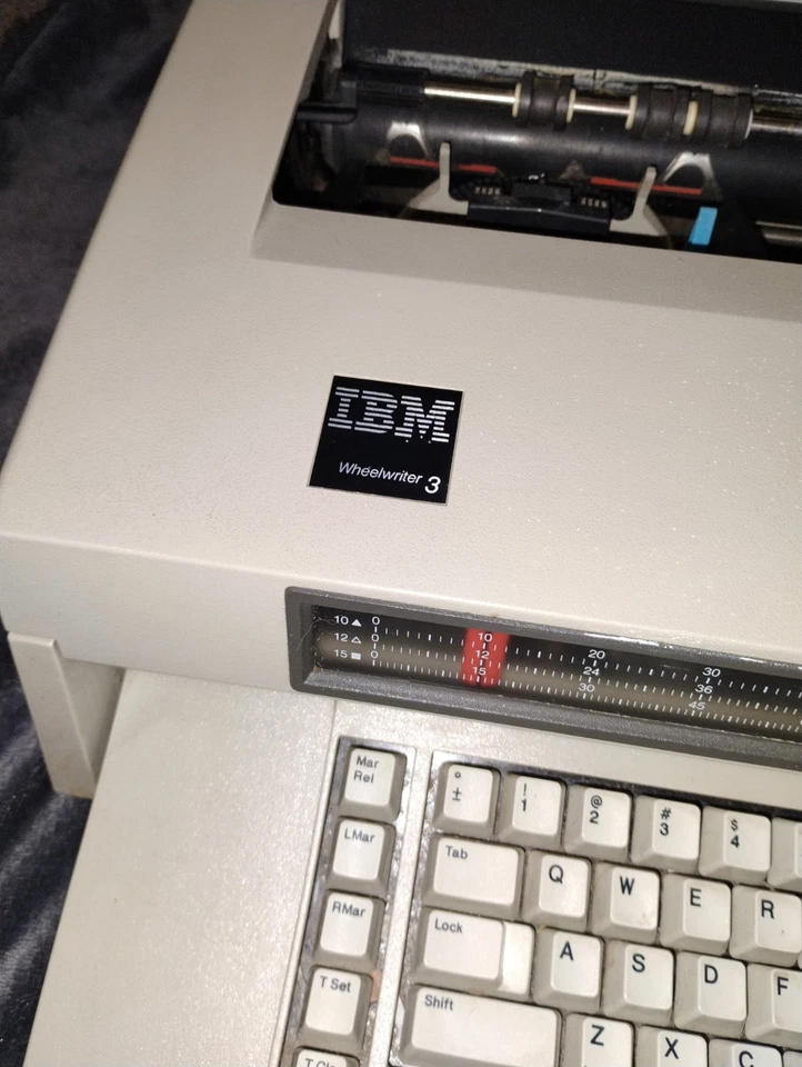 Vintage IBM Lexmark Wheelwriter 3 Electric Typewriter Not Ribbon Tested - READ! - Image 2 of 4