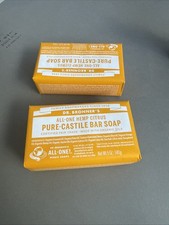 Dr. Bronner  s All-One Pure-Castile Bar Soap   Hemp Citrus  2-pack