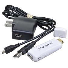 Android Powered HDMI TV Stik Adapter w/Wireless-N  USB Ports White 