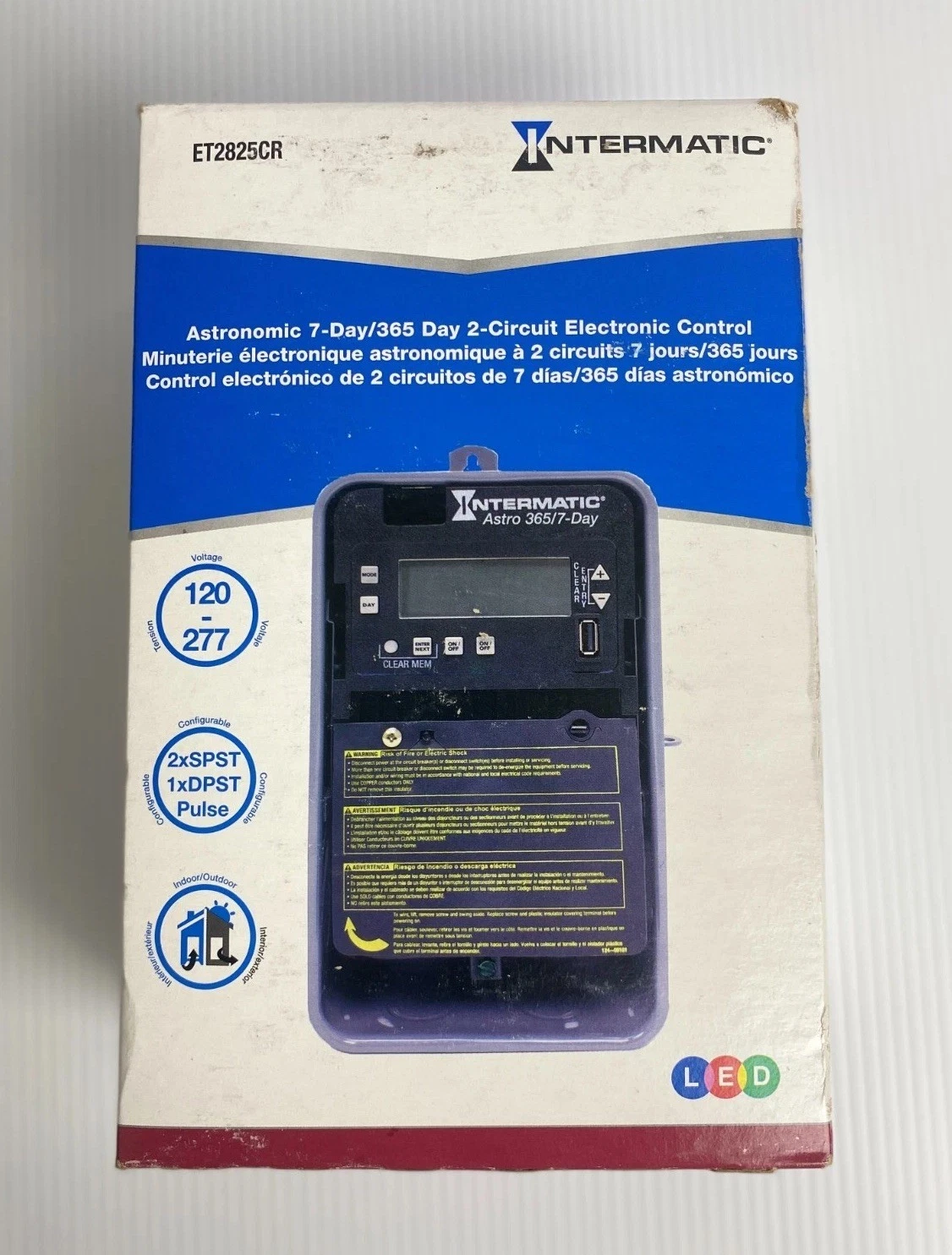 INTERMATIC ET2825CR ElectronicTimer,Astronomic electronic Control Box NEW
