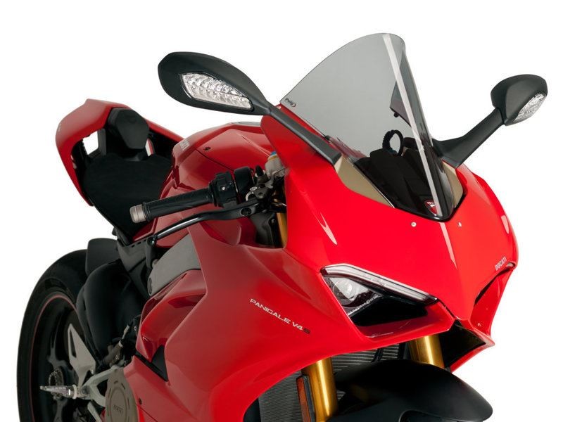 Puig Light Smoke R-Racer Screen Ducati Panigale 1100 V4 S 2020-2024