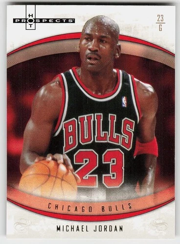 2007-08 Fleer Hot Prospects #23 Michael Jordan BASKETBALL Chicago Bulls