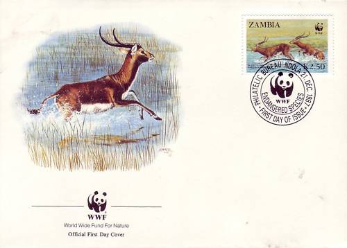 589+ FDC ENVELOPPE 1er JOUR LE LECHWE NOIR | eBay