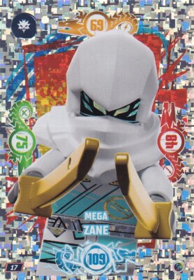 Lego Ninjago Serie 9 TCG Karte Nr. 17 Mega Zane
