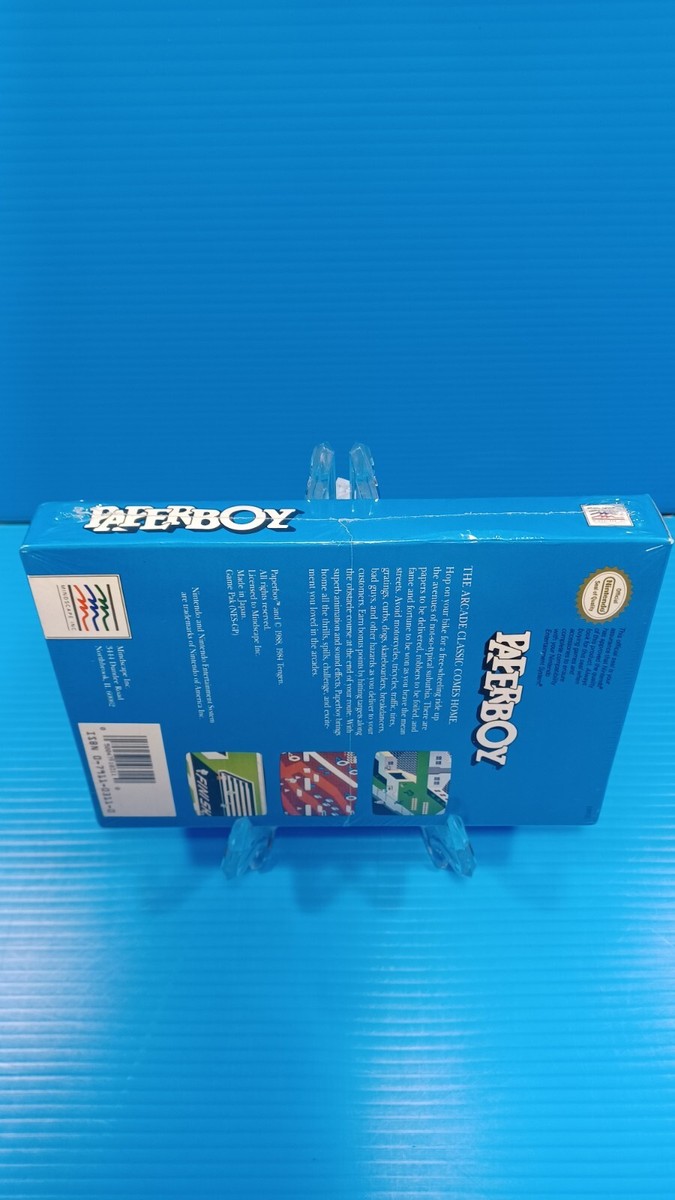 Brand New Factory sealed Nintendo NES Paperboy game H-Seam
