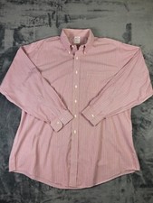 Brooks Brothers 346 Dress Shirt 18-36 Cotton Candy Striped Button Down Non-Iron