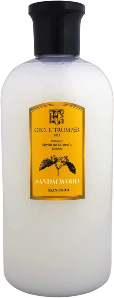 GEO.F. TRUMPER Geo F Trumper Sandalwood Skin Food Pre and Post Shave Gel Lotion 500 ml - Big