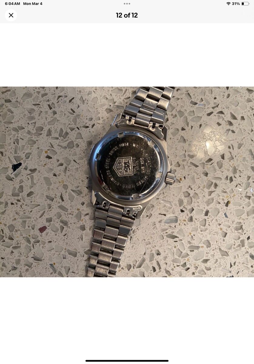 Tag Heuer Vintage 962.215 Women's 2000 Silver Classic Tag Heuer Vintage 962.215 Women's 2000 Silver Classic