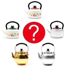 Blind Box 1:6 Miniature Dollhouse Diecast Tea Kettle Pot 1 Random Mini Figure
