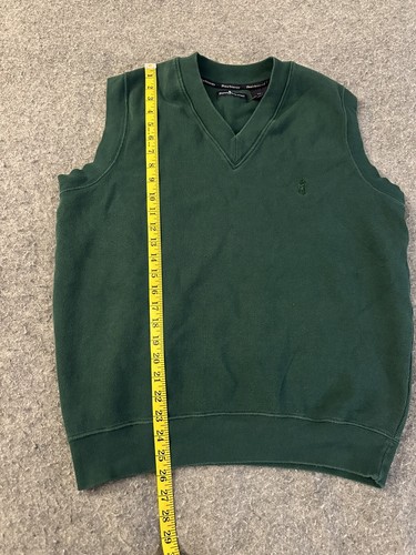 Payne Stewart Vest Golf Large Green V Neck Sleeveless Pullover - Picture 5 of 10
