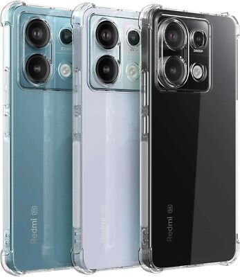 Shock Proof Clear Phone Case Cover For Xiaomi Poco X5 Pro Redmi Note 11 Pro