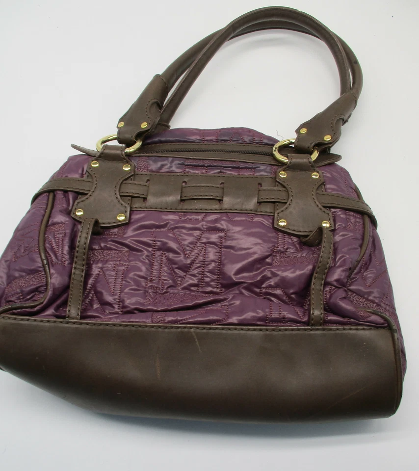 Missoni purple nylon and brown leather purse  - Image 2 of 4