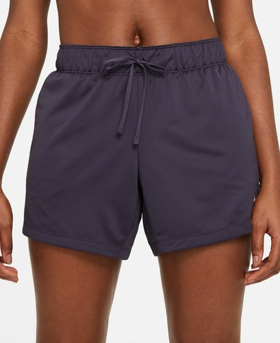 Nike Womens Foldover-Waistband Shorts 